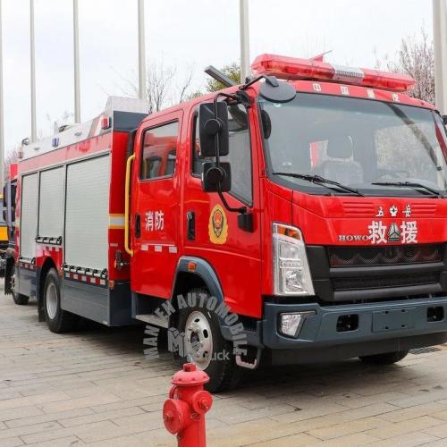 Customized 4x2 Water Foam Fire Truck Multi-functional Fire Fighting Truck