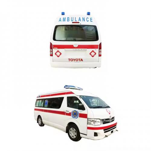 Brand New Hiace Advanced ICU Ambulance Vehicle with Manual Transmission Diesel Gasoline Fuel Options Car Monitoring for Sale